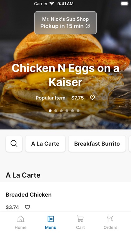 Mr. Nick's Sub Shop To Go