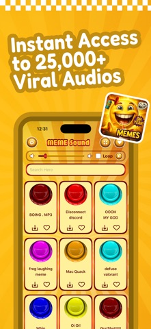 Meme Soundboard - Funny Sounds iPhone screenshot