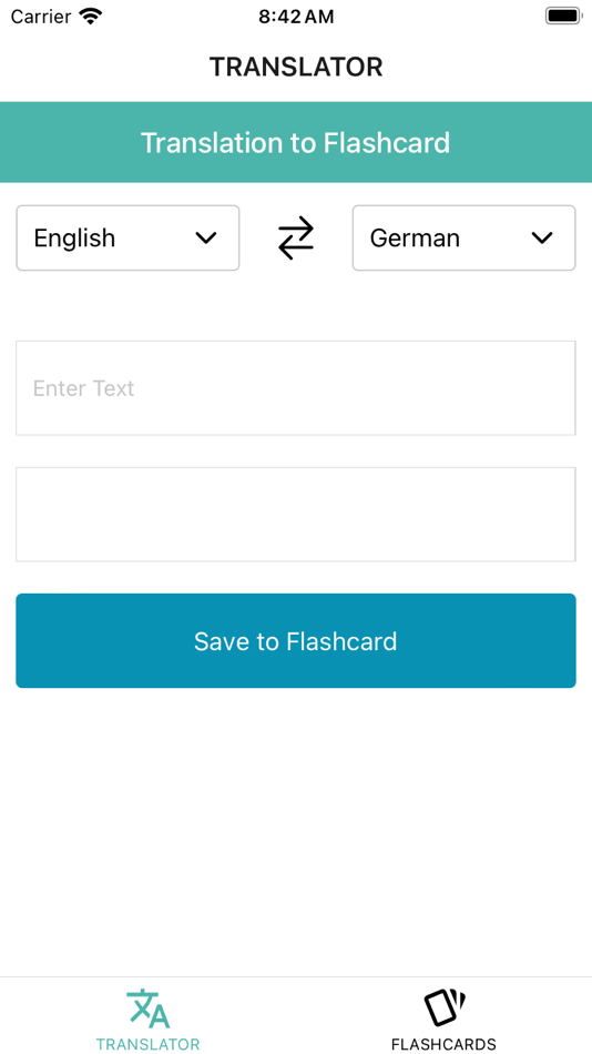 #1. Translation To Flashcard (iOS) 由: Zeeshaan Lakdawala