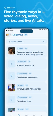 Learn Galician - LingoWave iPhone screenshot