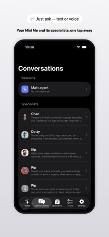 Tongue: AI Personal Assistant iPhone screenshot