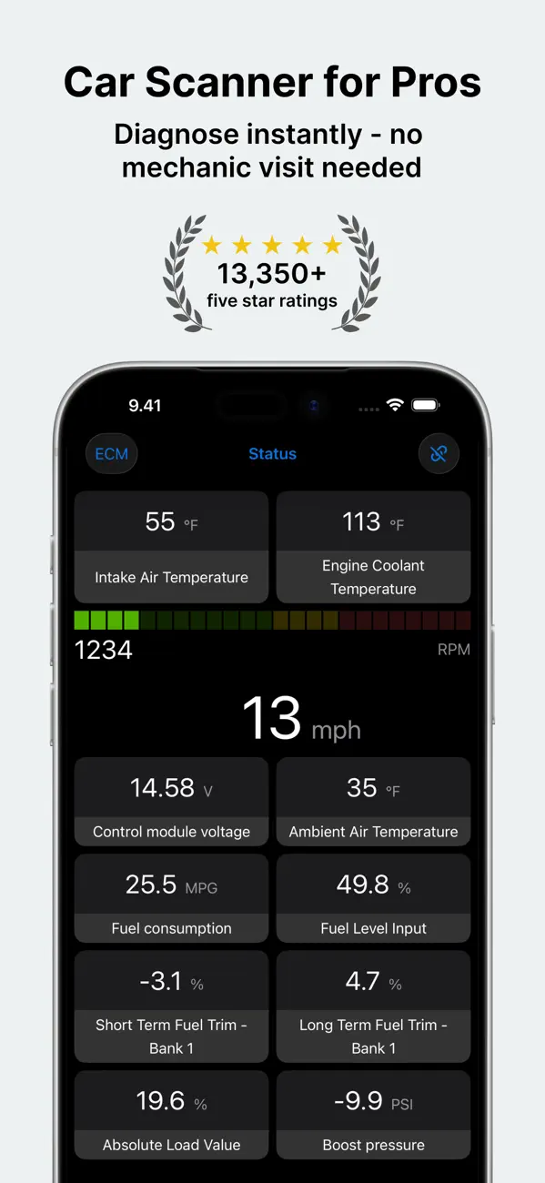Screenshot #1 pour Car Scanner | OBD Auto Doctor