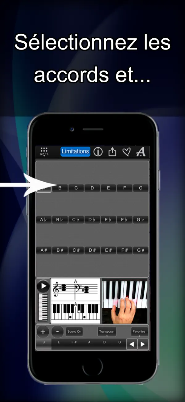 Screenshot #3 pour My Piano Chords Lite