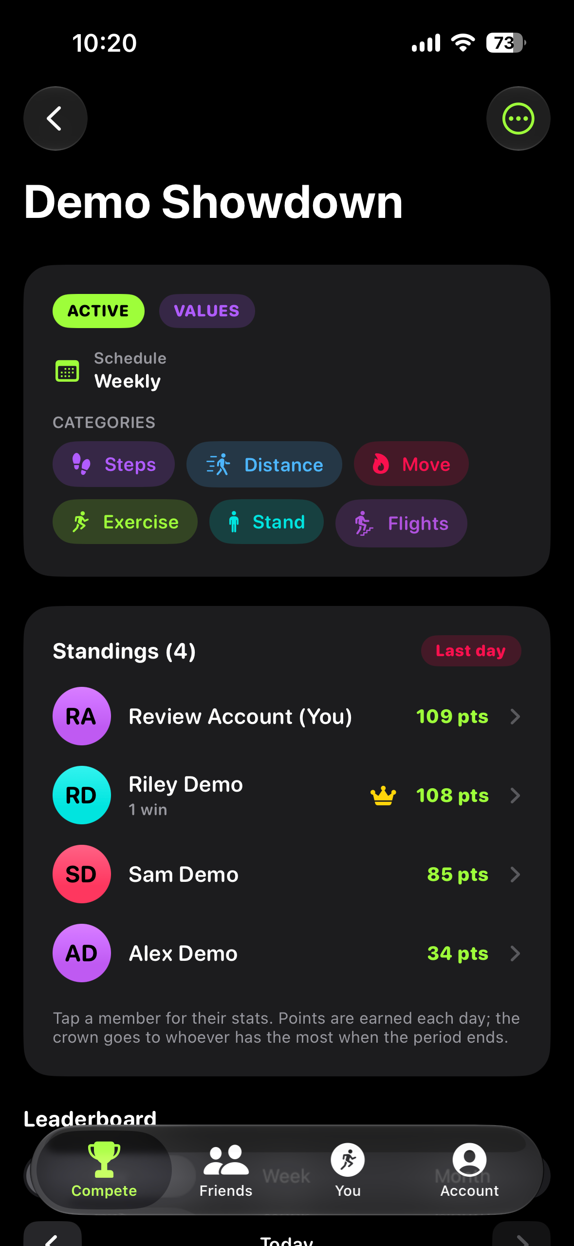 RivalRings screenshot 4