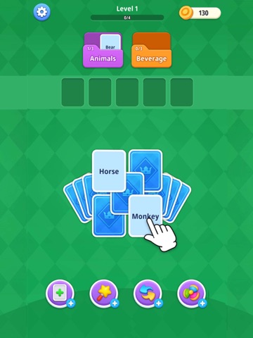 Word Card Sort: Solitaire iPad screenshot
