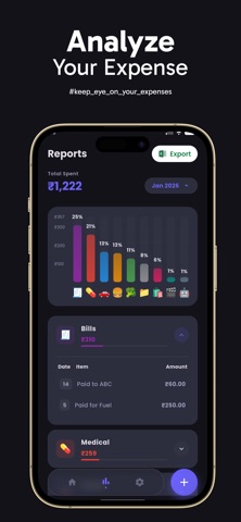 Expense Manager Pro: Anzo Screenshot 2 of 3