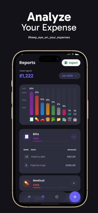 Expense Manager Pro: Anzo Screenshot 2 of 3