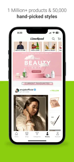 LimeRoad Online Shopping App iPhone screenshot 4