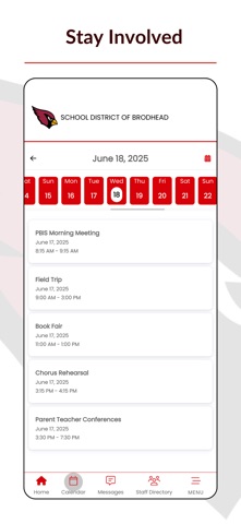 Brodhead School District iPhone screenshot