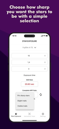 Star Exposure Calculator screenshot 3