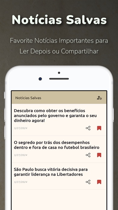 Notícias Curtas - CuttNews iPhone screenshot 5