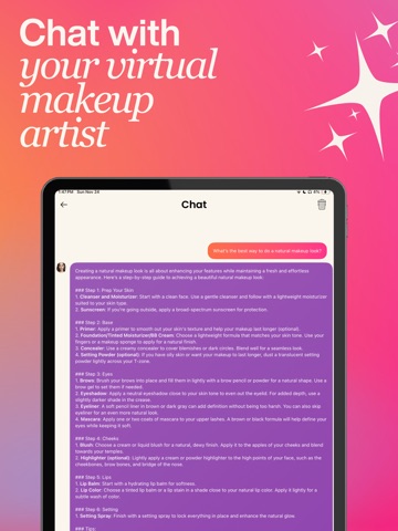 GlamX - Your Glow Up Guide iPad screenshot