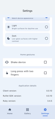 Ruflet Explorer screenshot