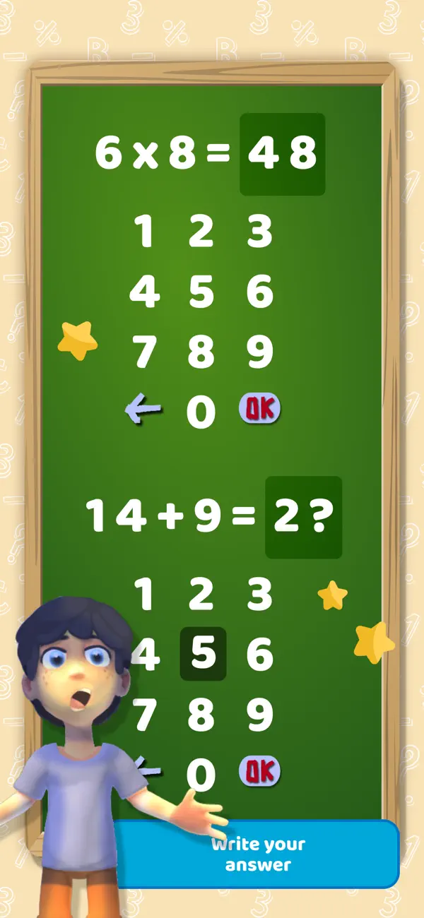 Screenshot #2 pour Jeux de Maths - 4 Opérations