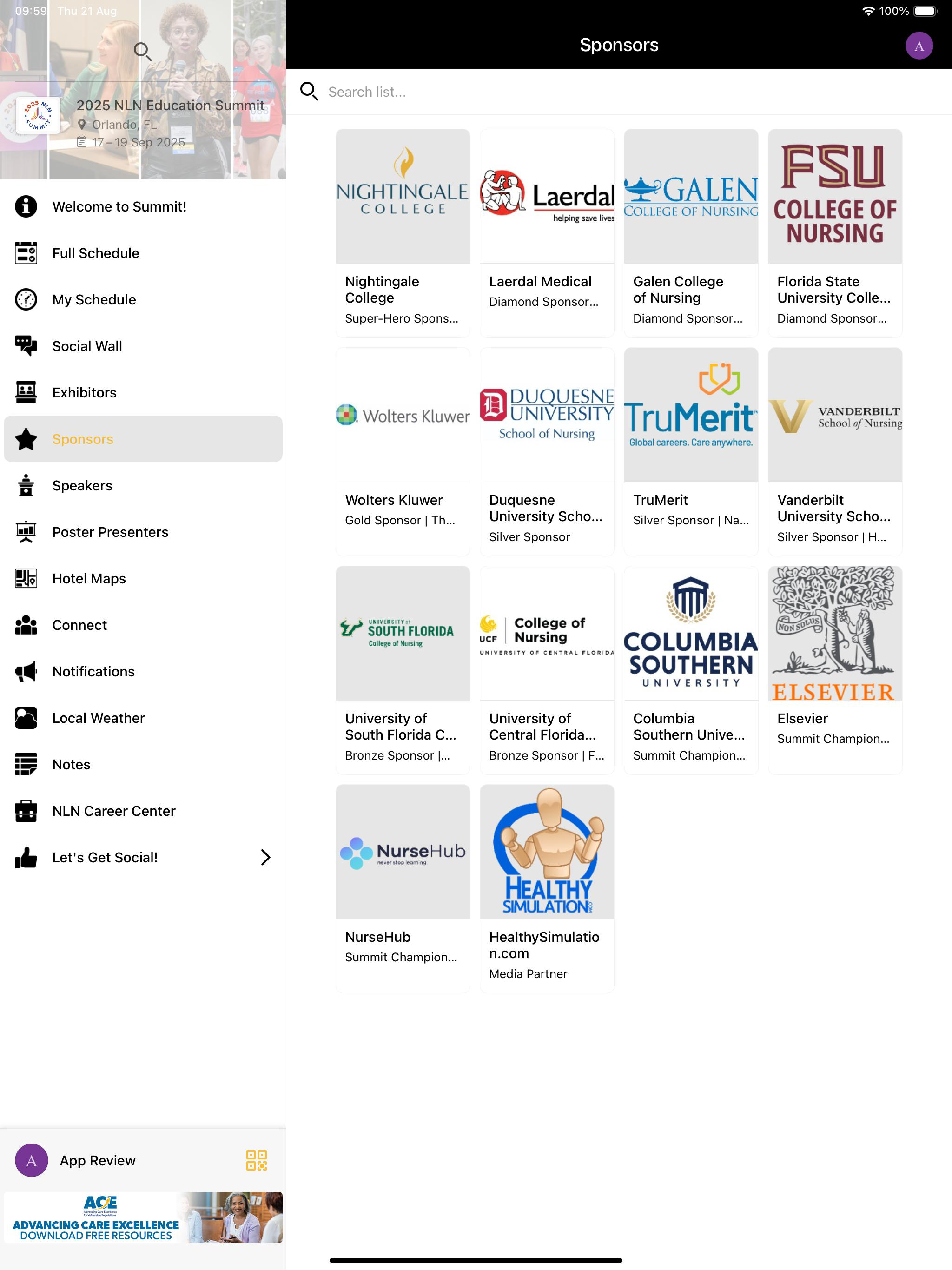 NLN Events