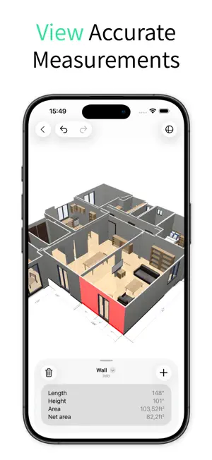 5DPlan Lidar Room Scanner 3D screenshot 4