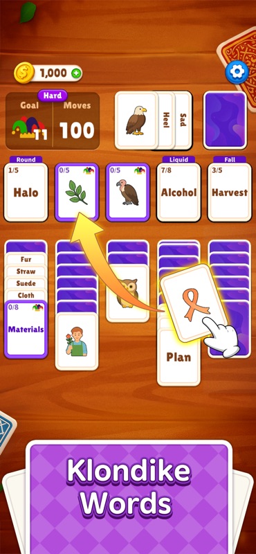 Words Klondike : Associations screenshot 3