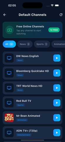 Streamora IPTV Player screenshot 4