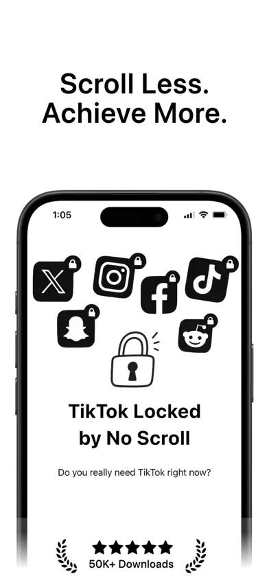 No Scroll - Limit Screen Time screenshot 1