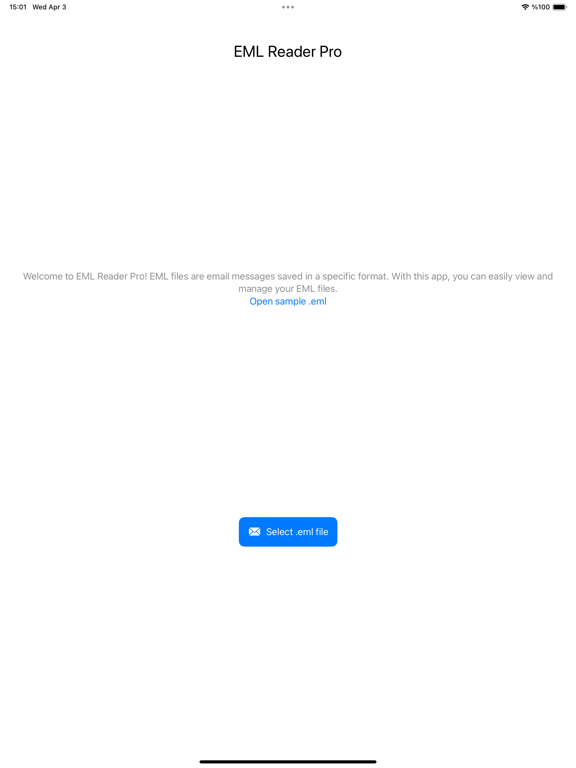 Screenshot #4 pour Eml Reader Pro