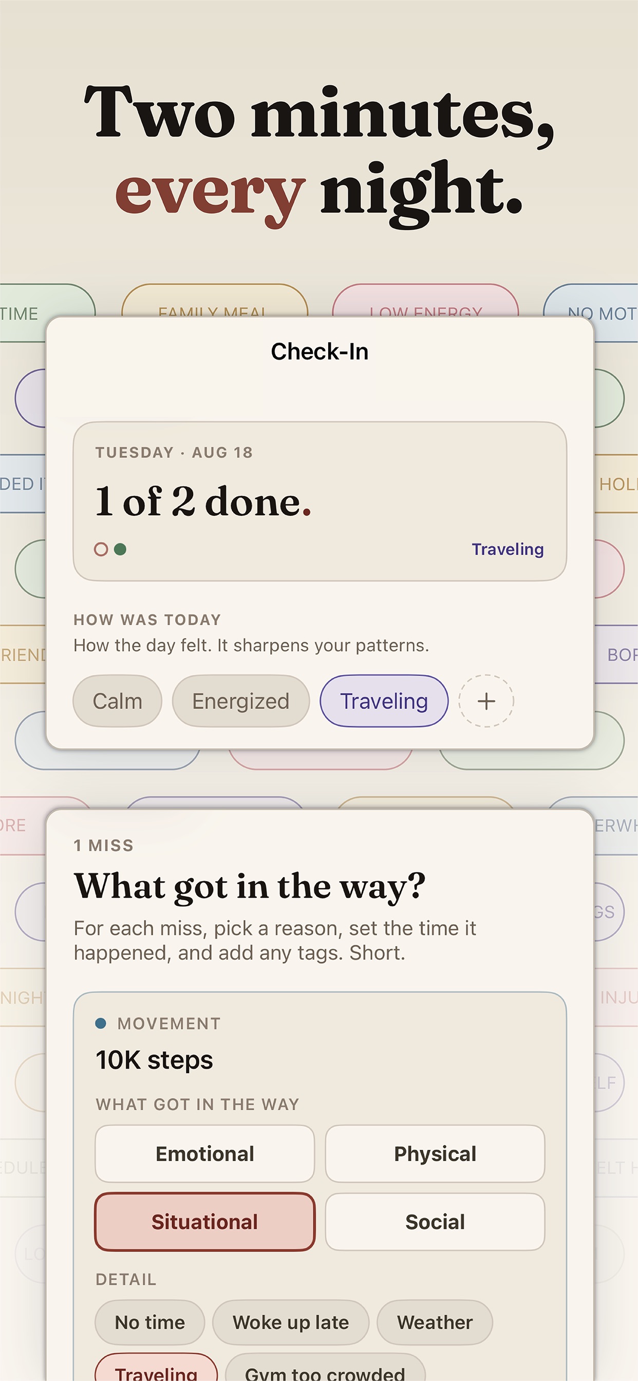 Screenshot 4 of Moment: Private Habit Journal