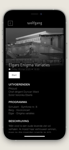 Wolfgang iPhone screenshot