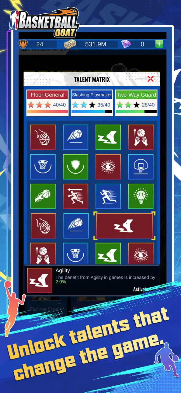 Basketball GOAT Hack screenshot 4 - iOS game interface