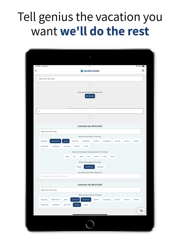 Vacation Genius AIのおすすめ画像2