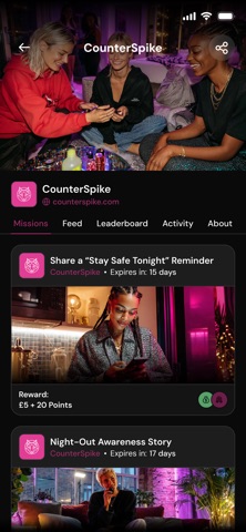 Counterspike: Promote & Earn iPhone screenshot
