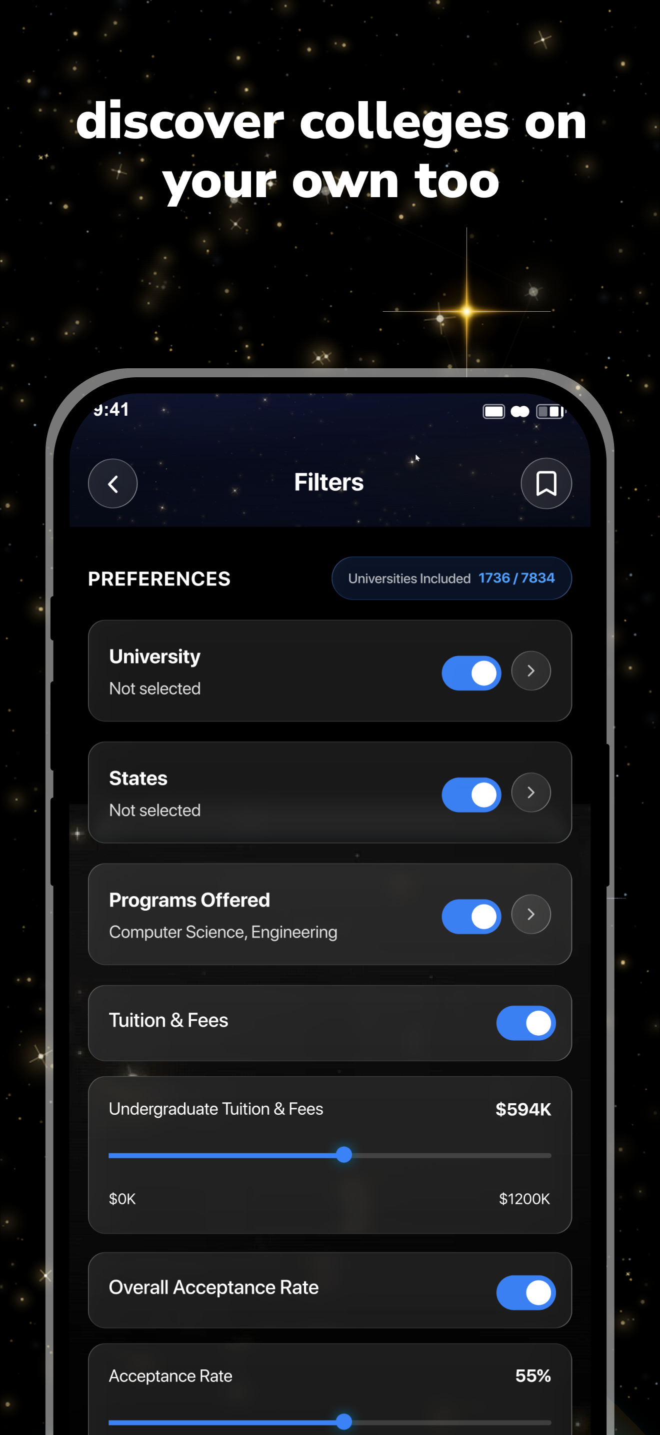Vega | AI College Finder