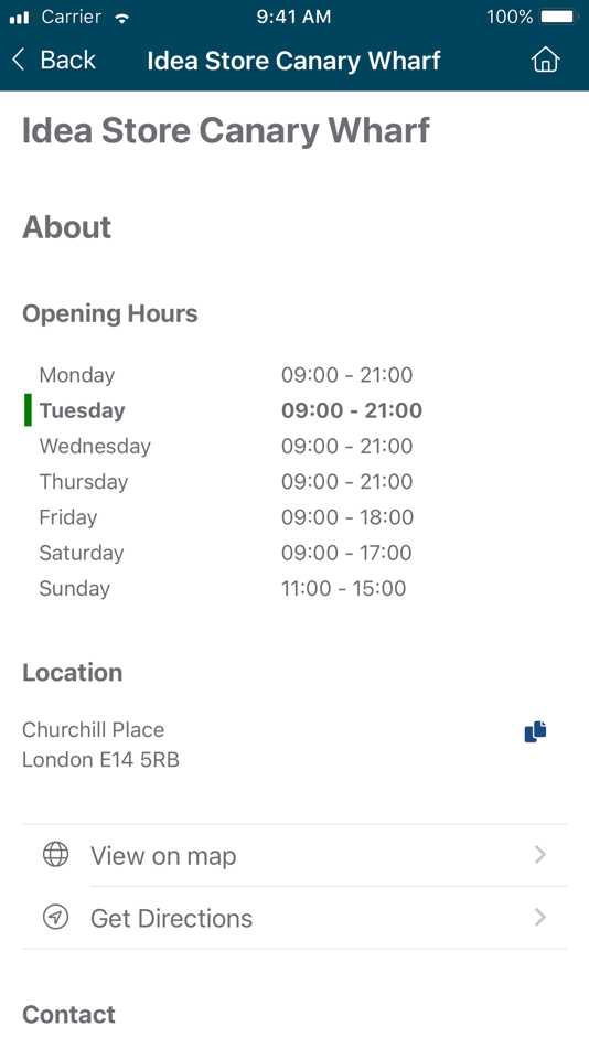 #6. Idea Store - TowerHamlets Libs (iOS) 由: Idea Store
