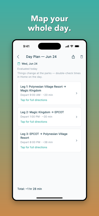 Theme Park Compass Screenshot 6 of 7