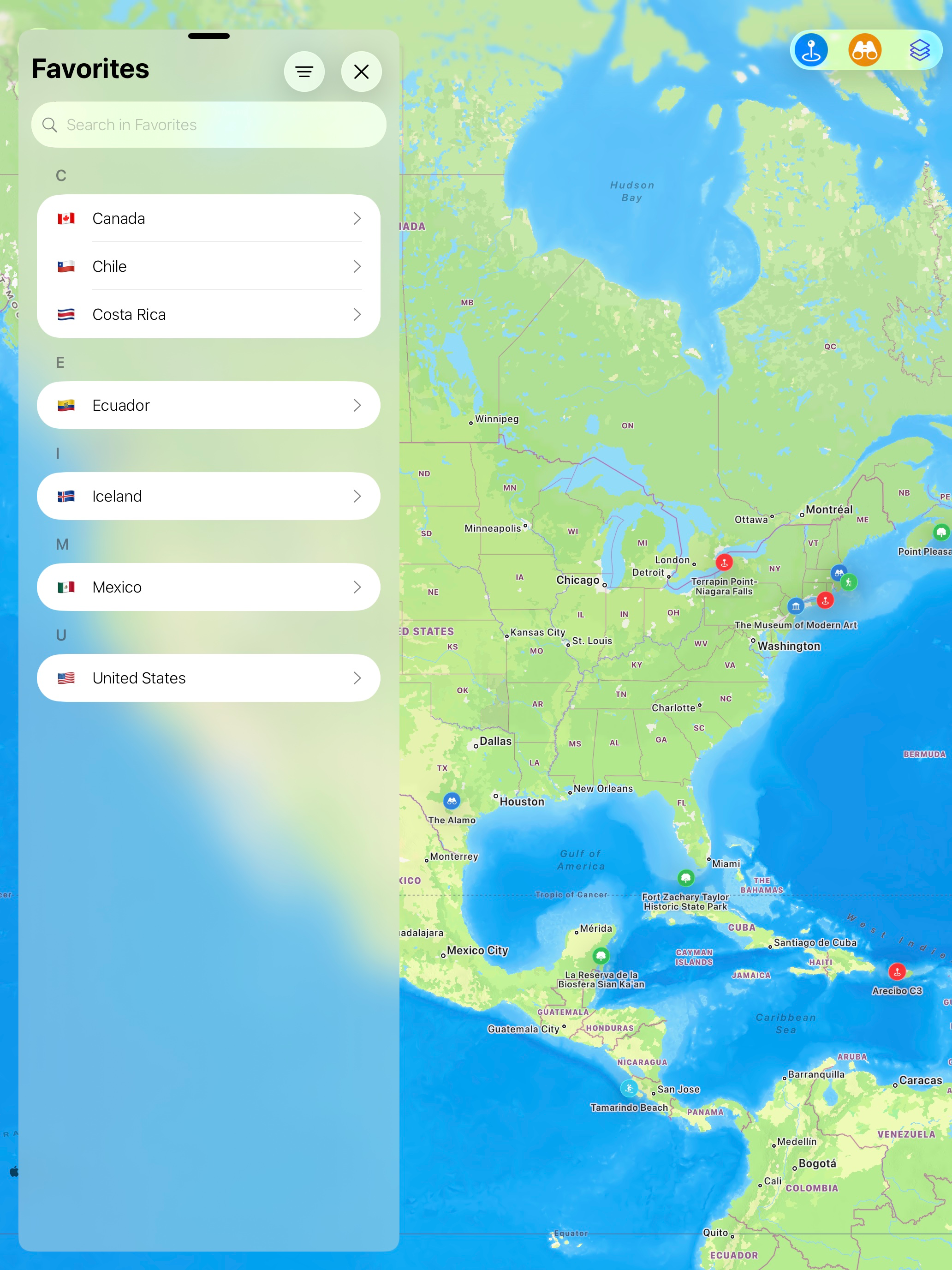 My Traveler Map screenshot 10