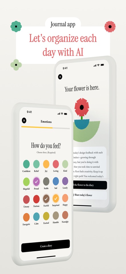 POSY – AI Self-Care Journal screenshot 1