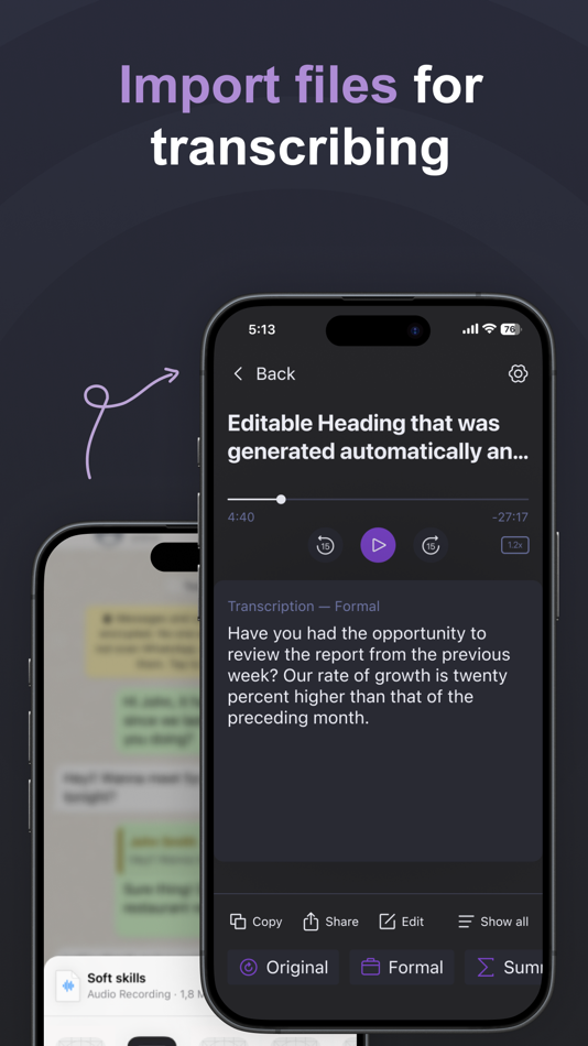 #3. SpeakApp AI: Voice Notes (iOS) 由: VoicePop Inc.