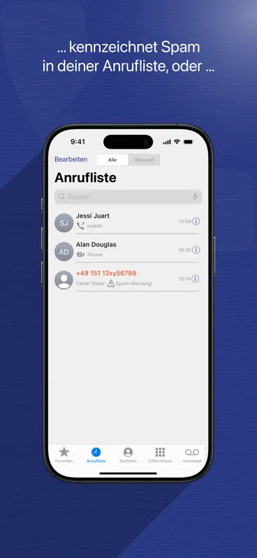 Anruferkennung - Clever Dialer screenshot 4 of 8
