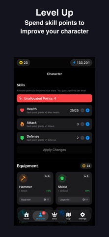 PaceQuest iPhone screenshot
