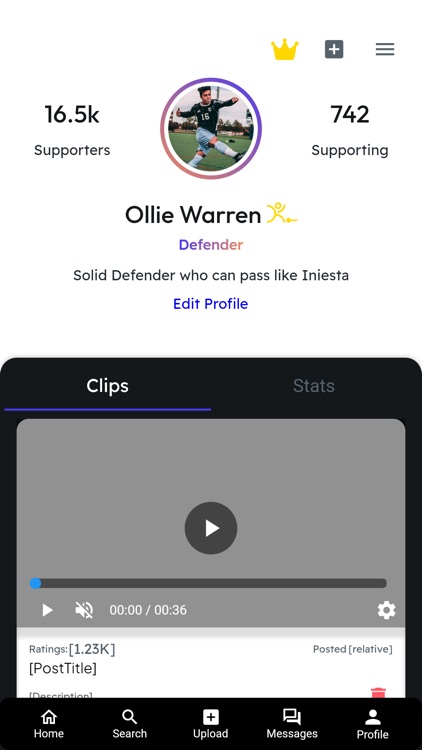 ScoutR - Get Rated and Go Pro