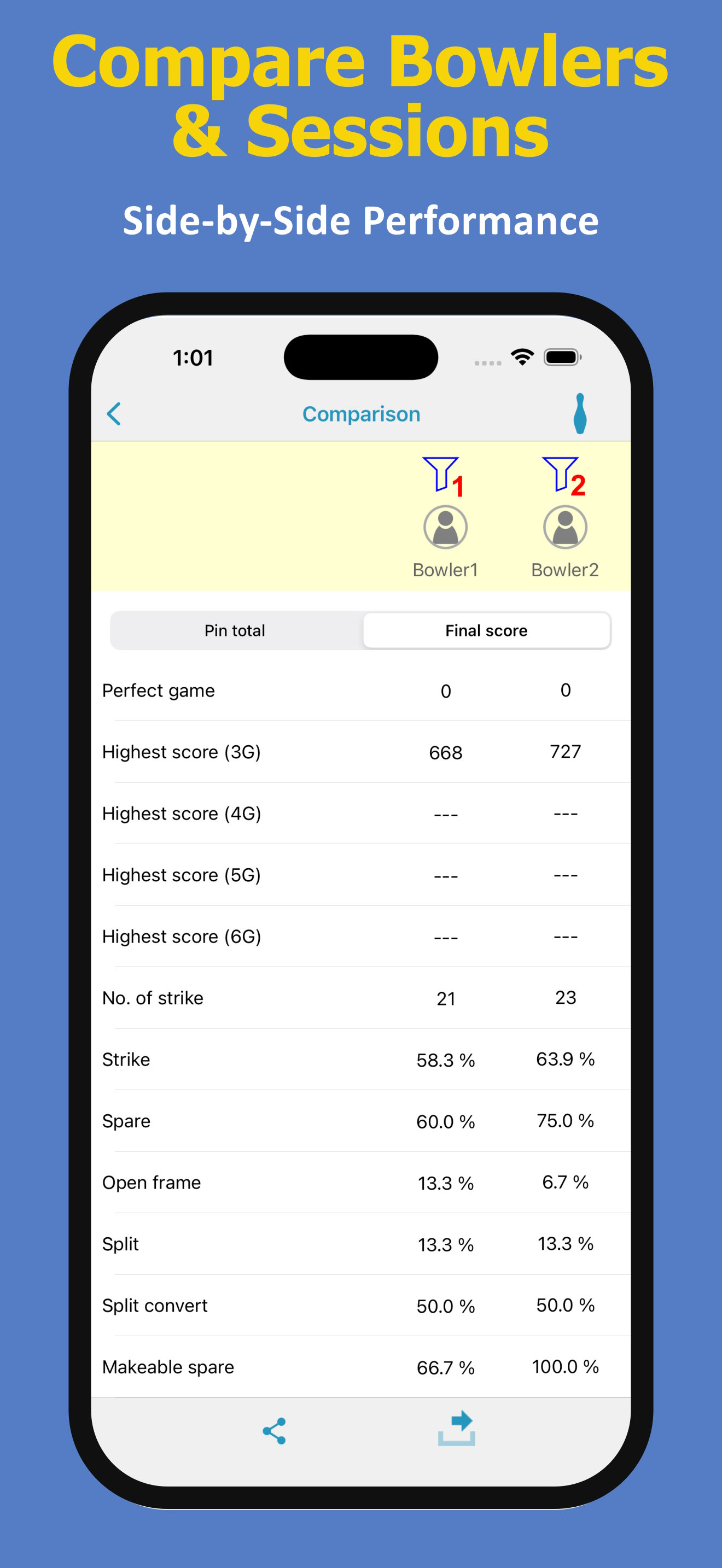 My Bowling Scoreboard screenshot 4