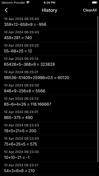 Screenshot #2 pour Calculator With History ™