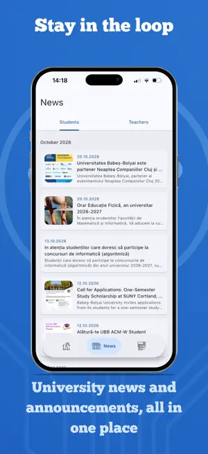 Orar UBB-FMI screenshot 3