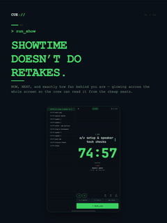 Run of Show Planner : CUE screenshot 11