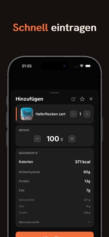 BULKR: Kalorienzähler iPhone screenshot 5