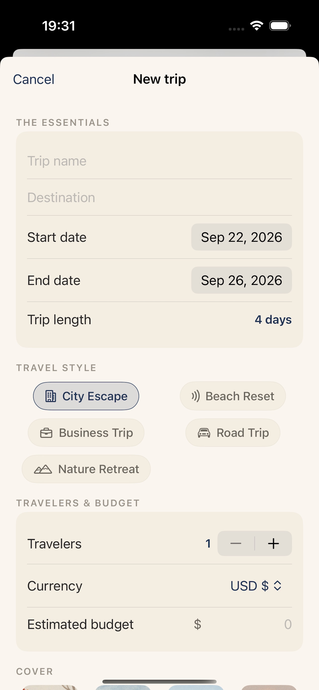 Screenshot 4 of Wanderlist - Offline planner