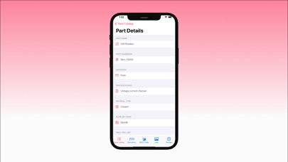 Screenshot #1 pour PartsLogCatalogApp