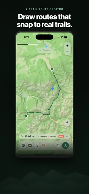 GPX Trail Creator & Map Viewer screenshot 1