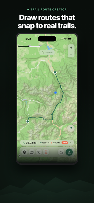 GPX Trail Creator & Map Viewer Screenshot 1 of 6