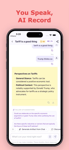 SocraDraft - AI Draft & Create iPhone screenshot