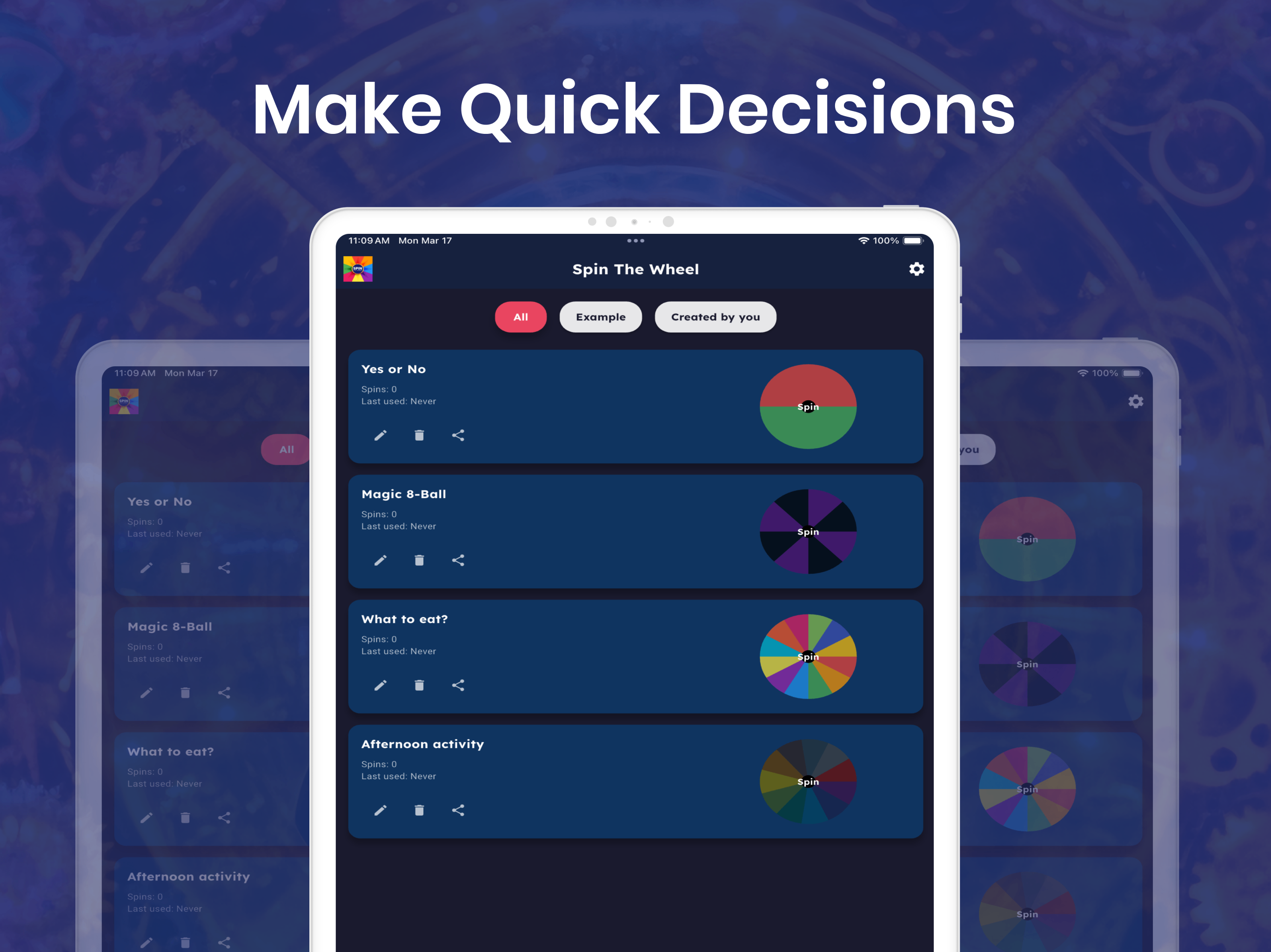 Spin The Wheel: Tiny Decision screenshot 12