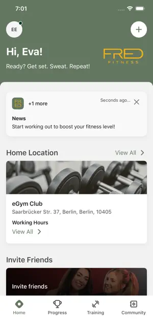 Fred Fitness screenshot 2